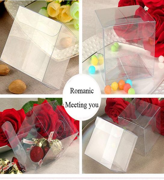 

пользовательский логотип стоимость extra 60x60x60mm clear пвх box пакет plastic box single cupcake подарочная коробка jllpoe garden_light