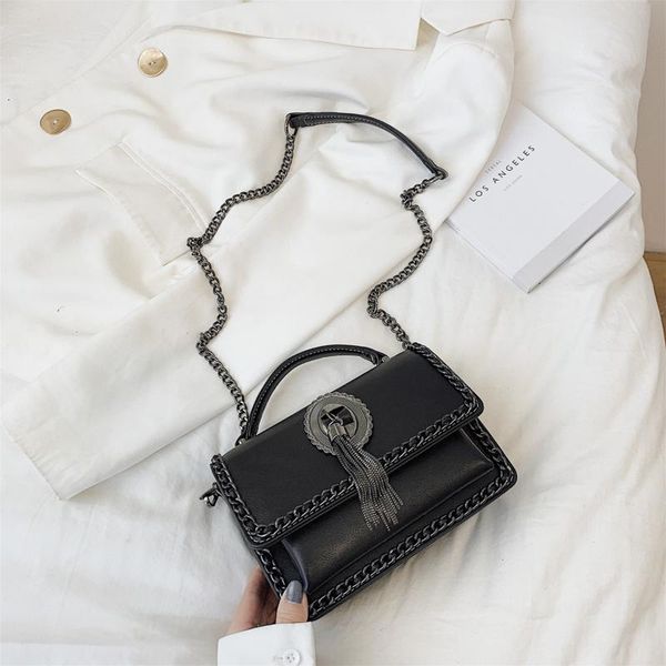 

crossbody bags for women 2020 chain shoulder bag women fashion leather messenger shoulder small bag