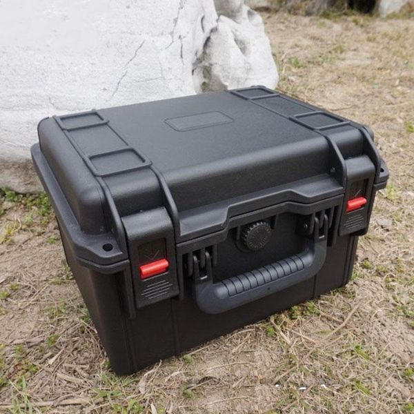 

14 safety box plastic moisture proof and shockproof waterproof tool box instrument equipment case 34x28x22cm bbyheb lipper