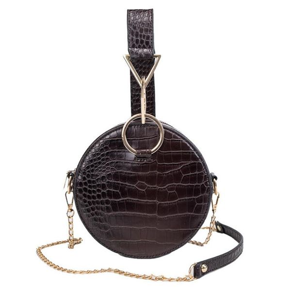 

2020 сеть кроссбоди сумка аллигатор шаблон сумка моды сумки посыльного модного высокого качества плеча сумку круглый мешок