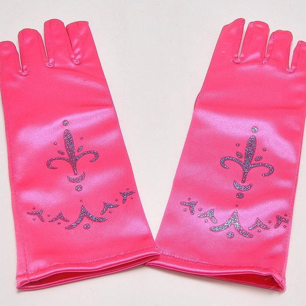 

little tandi girls princess gorgeous satin fancy gloves for special occasion dress formal wedding pageant party short st345 h jllkwm, White