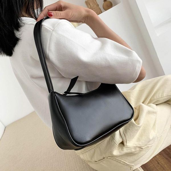 

shoulder bag for women hobo bags retro armpit bag female casual small handbag baguette shape subaxillary bags trendy tote