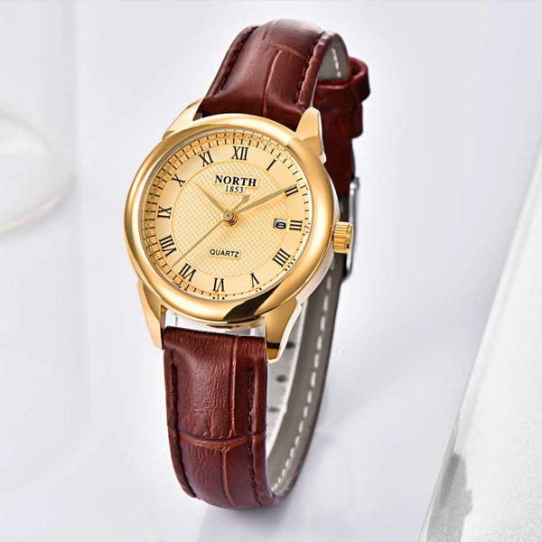

2019 quartz watch fashion japanese women's watch, Slivery;brown