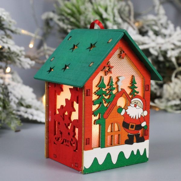 

kttvy украшение дома рождество luminous маленький светящийся настольный подарок окна кабины luminous рождество светящегося небольшой дом нас