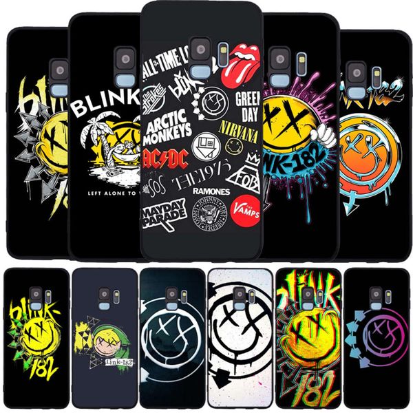 

samsung galaxy note 8, 9, s6, s7 edge, s8, s9, s10 plus, punk, rock band, blink 182