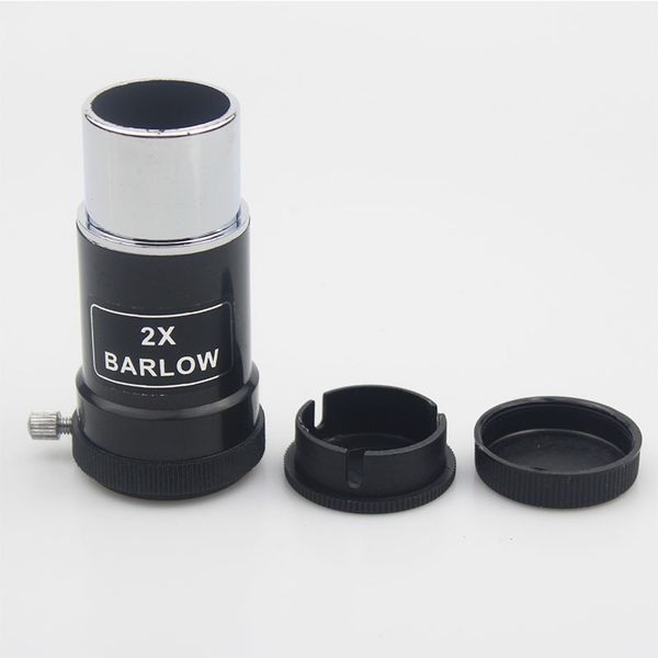 

1.25" 2x barlow lens for astronomy telescope monocular eyepiece 31.7mm achromatic plastic professional telescope parts