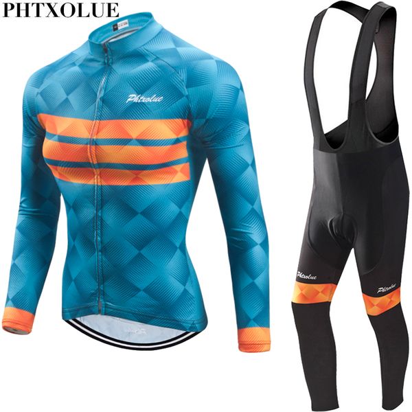 

phtxolue women winter thermal fleece cycling clothing bike kit cycling jersey set bicycle jerseys mtb bicycle wear, Black;blue
