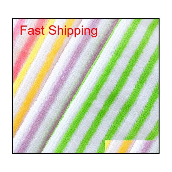 

anti-greasy multi color magic bamboo fiber washing dish cleaning cloth scouring pad towel kitchen cleaning qylwww bwkf