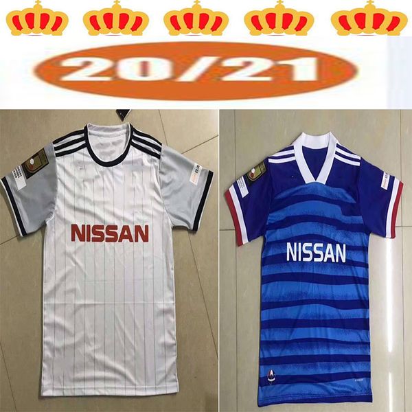 

0/21 j1 league yokohama marinos football uniform home blue teruhito nakagawa marcos jr. men football shirts, Black;yellow
