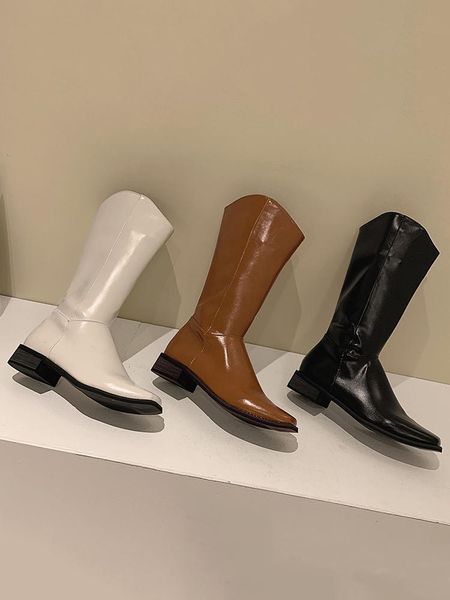 

shoes woman flat boots zipper booties ladies luxury designer thigh high heels high boots-women low fashion lady, Black