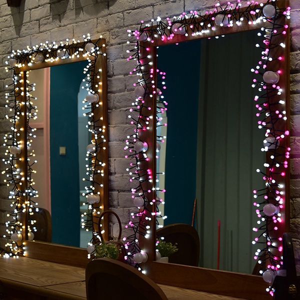 

2021 new 400leds waterproof 8 modes led firecracker string lights olor outdoor fairy light for home party christmas decoration 8o92