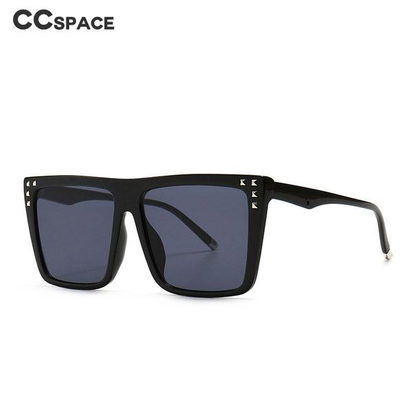 

46635 square rivet oversized sunglasses men women fashion shades uv400 vintage glasses, White;black