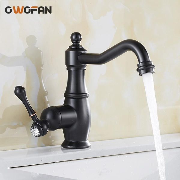 

bathroom sink faucets basin black taps 360 degree swivel lavatory deck mounted concrete mixer wc washbasin cock s79-363
