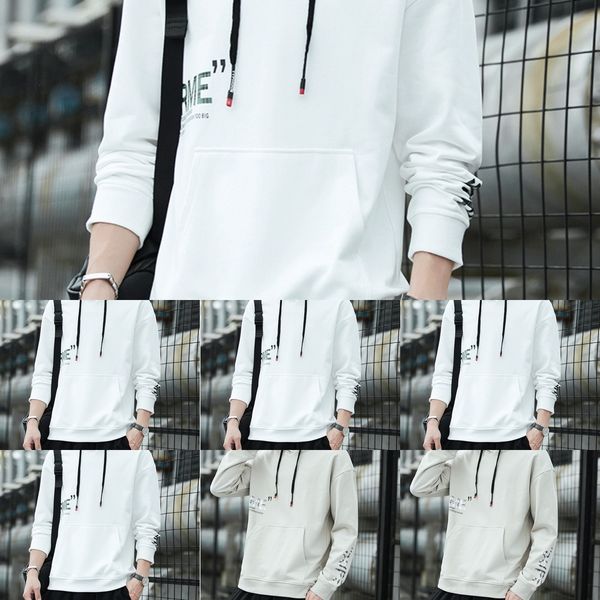 

t7xtd autumn men's coat sweatersweater sweater spring sleeve 2020 long and fashion brand youth student autumn clothes men's trendy, Black