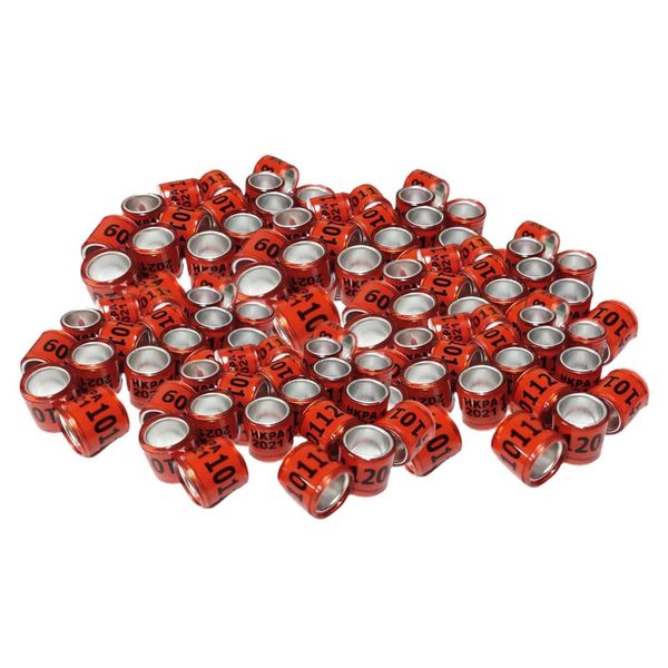 

100pcs 2021 aluminium bird dove racing pigeon leg rings bands numbered differe qylvbx new_dhbest