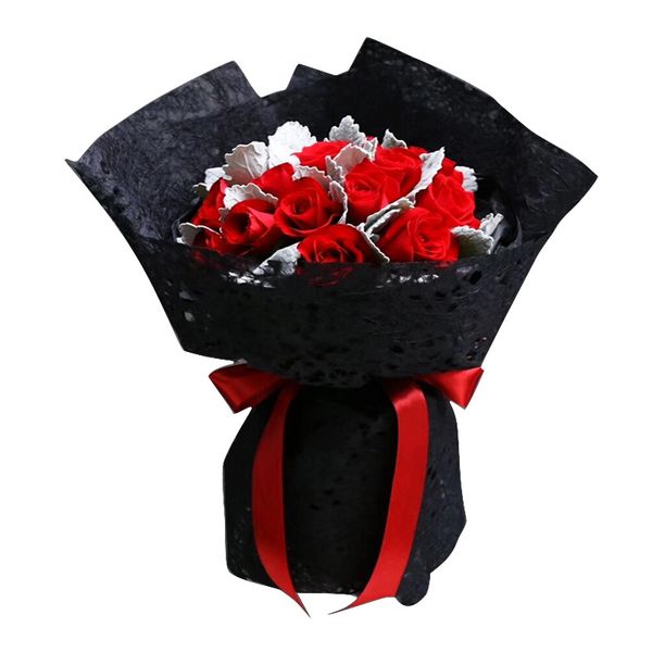 Цвет, выдолбленный упаковочный набор набор из десяти листов свадьба День Святого Валентина Флорист Цветочный Упаковочный материал Новое Прибытие 20 92HX J2