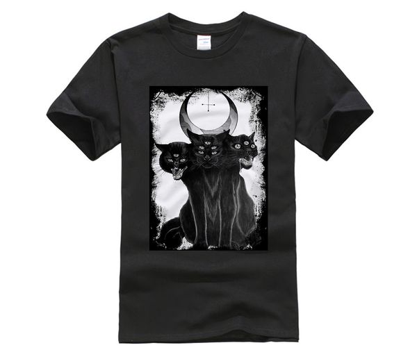 

men's fashion style t-shirt new fashion sleeve t shirts short three headed satan crew neck fashion tee shirts sport hooded sweatshirt h