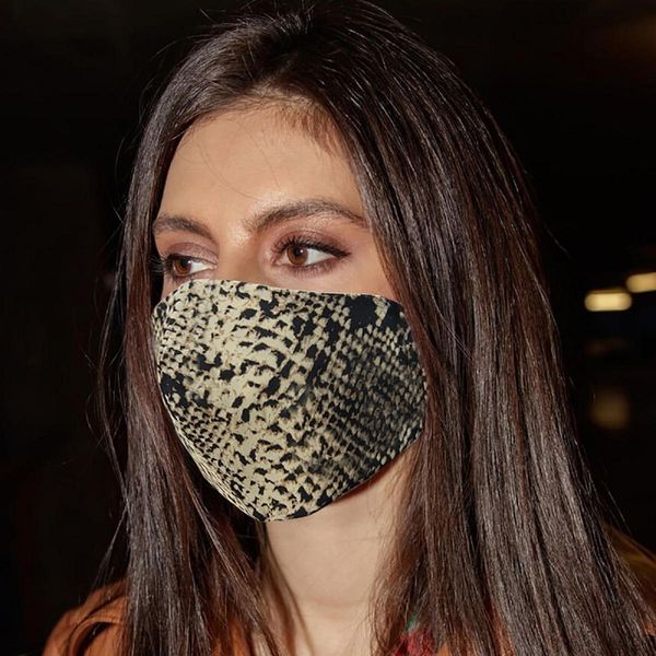 

fashion leopard print face masks designer mask washable dustproof respirator riding cycling men women outdoor sports print mouth masks 10pcs