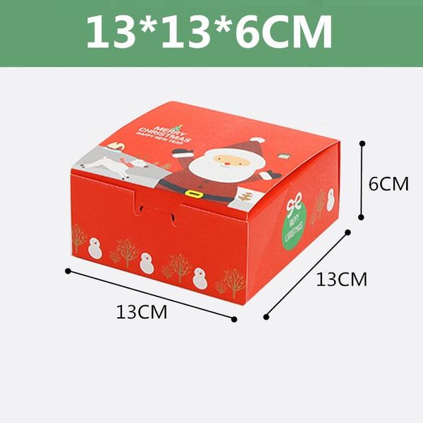 

stobag 10шт рождество санта-клаус зеленый красный сумки ручка бумаги для выпечки печенья шоколада пакет supplies торт украшение bbyzig bwkf