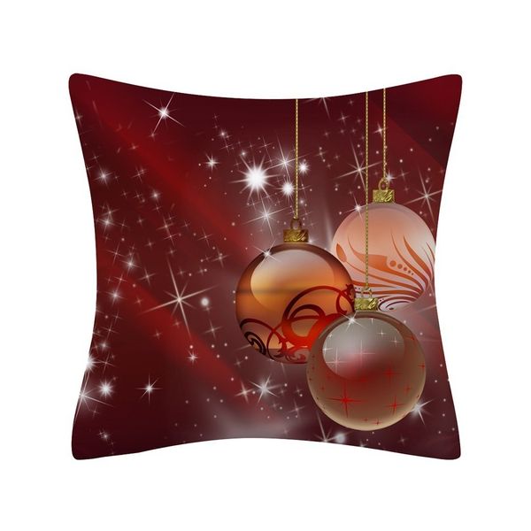 

2021 подушка cushions хлопок 45 * 45 обложка рождество льняных чехлов наволочка наволочка home decor 2020 navidad xmas 2021 новой