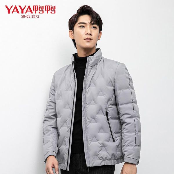

men's down & parkas yaya male warm jacket winter duck hooded man coat1, Black