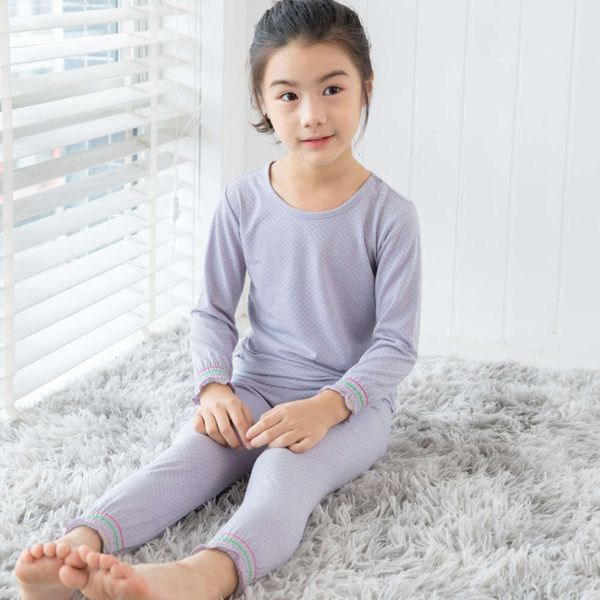 

nightwear in girls' neck pullover suit round autumn and winter q26o, Blue;red