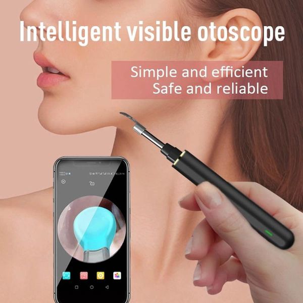 

wifi wireless ear wax removal sticks ear care otoscope visual swab led ear-cleaner-for-ear-wax- removal