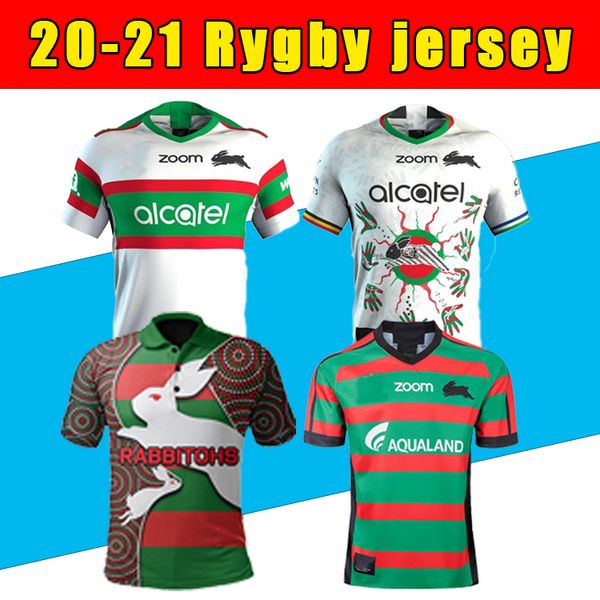 

20 201 new south sydney rabbitohs anzac indigenous rugby jersey 2020 2021 rugby league jerseys australia maillot de rugby shirt, Black;gray