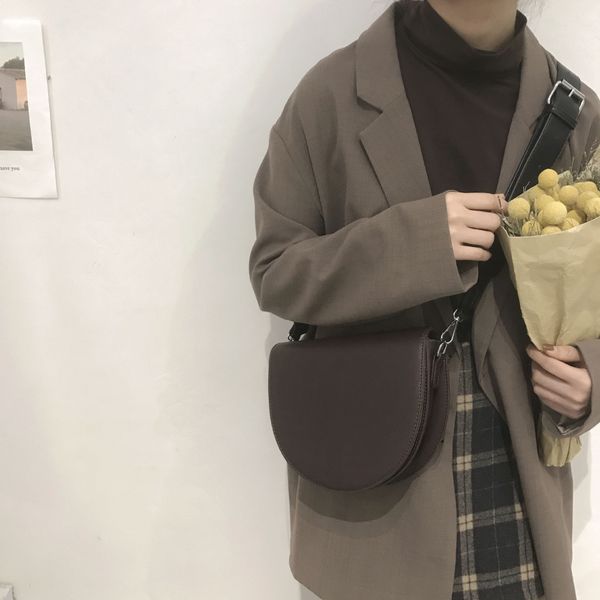 

minority bag women's new fashion fashion flip bag broadband shoulder bag in autumn / winter 2019 c1114