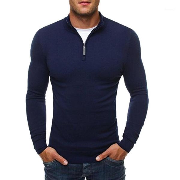 

sweater men brand clothing 2020 autumn winter slim warm sweaters o-neck pullover men, White;black