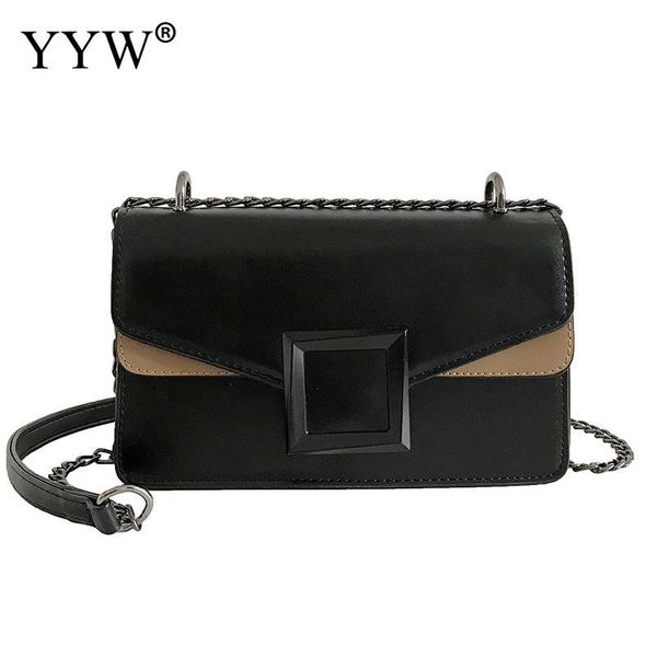 

pu leather easy matching shoulder bag 2020 new summer with chain solid more colors for choice sold by pc