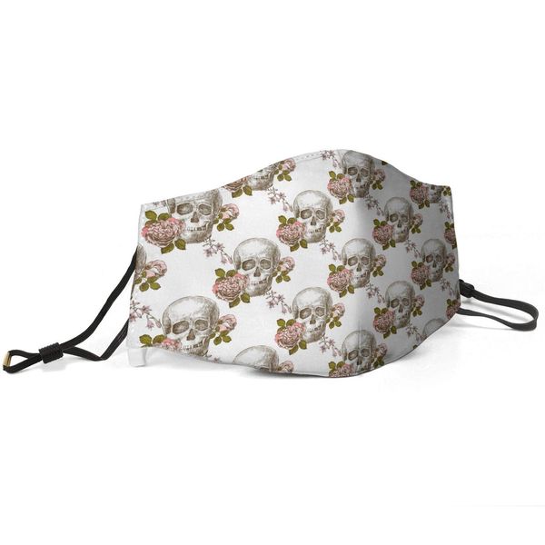 

anti-dust-ma-sk-onesize running balaclava-ma-sk-work pink mexican decorative skeleton skull mouth cover adjustable quick dry elastic