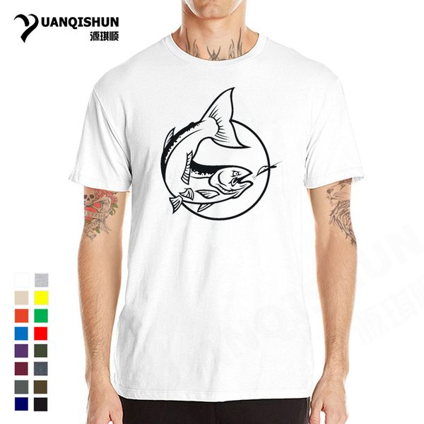 

sport 2018 new fishings t-shirt fish hook angling funny t shirt fashion men's tshirt holiday casual brand tshirt tees