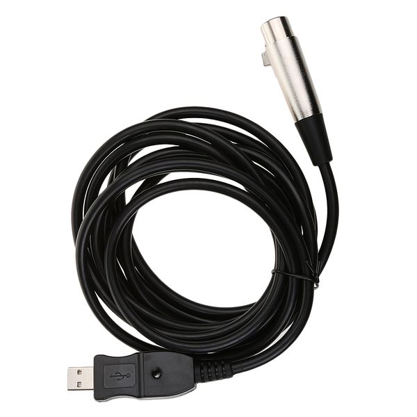 

usb xlr female к usb разъемы микрофона usb mic соединительный кабель новый