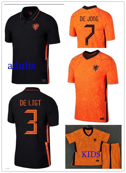 

2020 2021 топ нидерланды трикотажных изделий футбола 20 21 holland de jong вирджил промес мемфис мужчины дети равномерной футбол рубашка