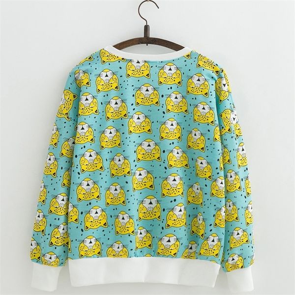 

jkkucoco leopard print o-neck sweatshirts women sweatshirt batwing sleeve loose casual sweatshirt cotton pullovers s m  201203, Black