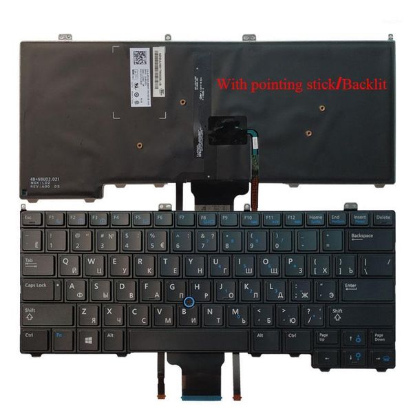 

new russian lapkeyboard for latitude e7440 e7240 black ru keyboard1