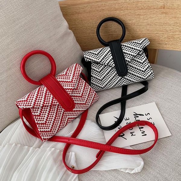 

марка дизайнер weave женщина одно плечо crossbody сумка все матч tide женского кольцо сумка талия chest сумка партия сцепление кошелек