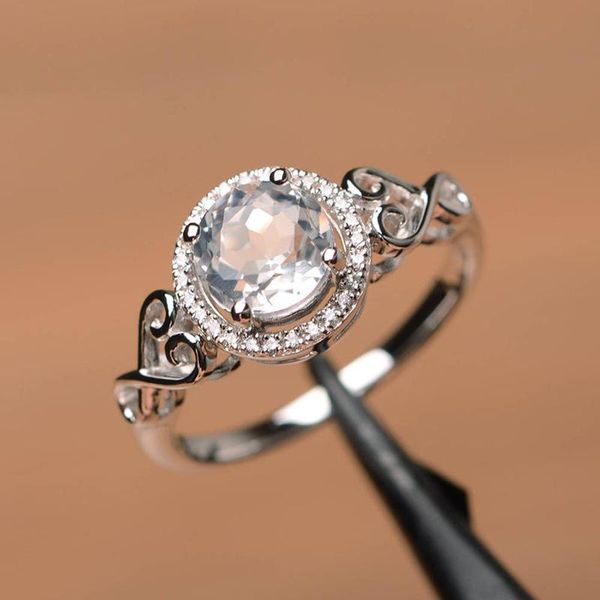 

wedding rings exquisite zircon silver color women's ring jewelry hollowed rhinestone love pattern ladies engagement, Slivery;golden