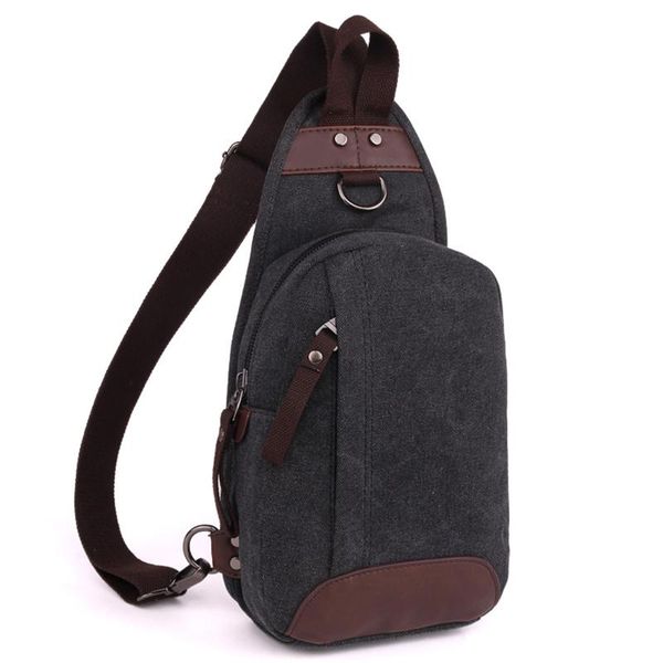 

canvas men backpack one shoulder strap rucksack chest bagpack travel mochila masculina crossbody plecak sling back pack rugzak