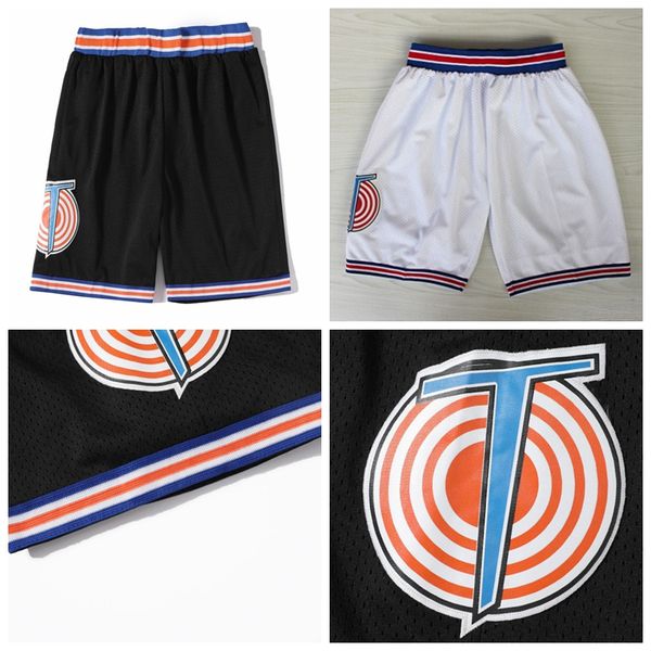 

mens movie tune squad jersey space jam shorts monstars color white black s-3xl, Black;red