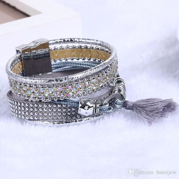 

bohemian bracelets vintage brazilian magnet magnetic bracelet, Golden;silver
