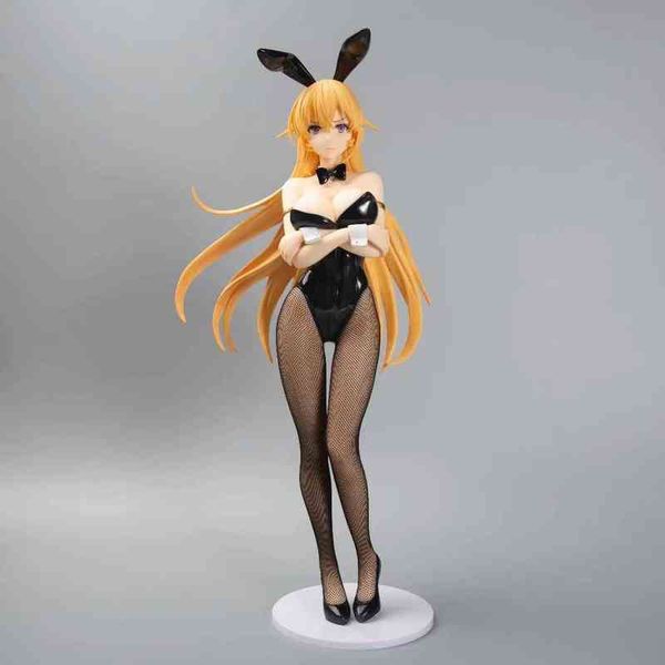 

ng b-style food warsshokugeki no soma figure 1/4 nakiri erina bunny girl anime pvc action figure toy collection model doll aa220311