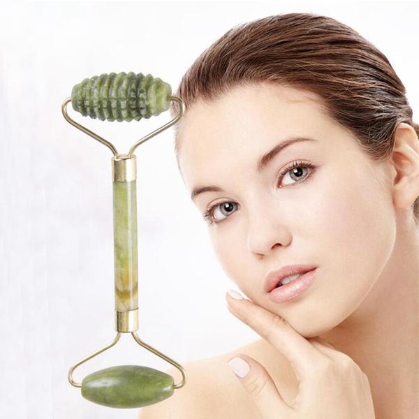 

массаж лица красоты инструмент natural double head джейд ролик подтяжка массажер релаксация инструменты против морщин health care