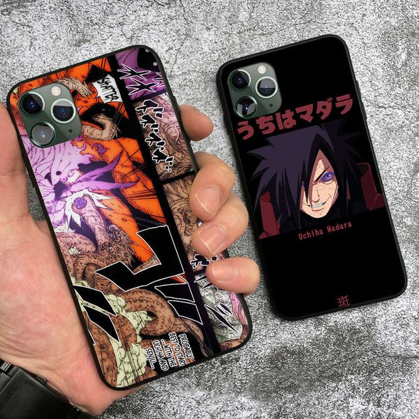 

madara uchiha naruto - soft silicon case def 6s 7 8 plus x xr 11 12 mini pro max