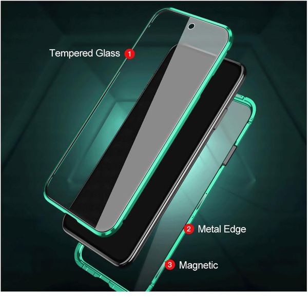 

full double sided glass magnetic case for xiaomi redmi note 10 8 7 pro case for redmi 9 8a wmtepw