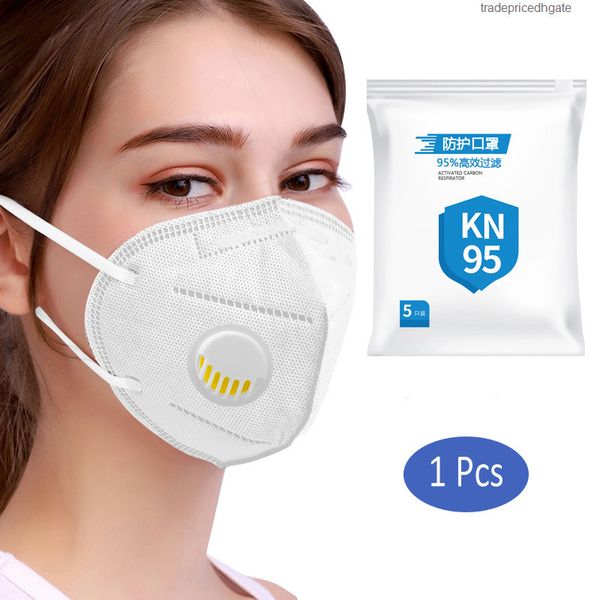 

factorybmo5prevent cotton 10pcs filtration kkf94 95% masks disposable air filter proof face mouth mask dropshipping 30kmt