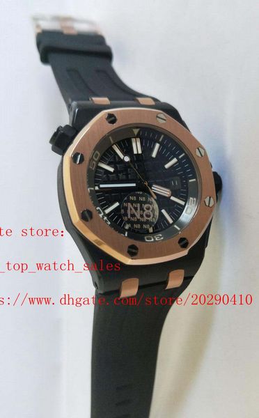 

elling latest version n8f watches 42mm black dial automatic mechanical pvd watchcase and rubber band men's watch, Slivery;brown