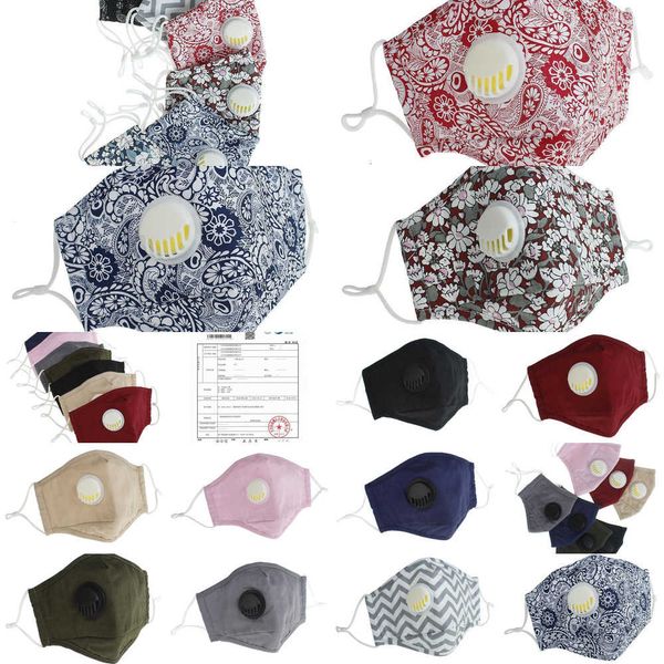 

washable mask reusable anti-dust pm2.5 dhl face masks valve protective cotton face masks ch43c 1md6