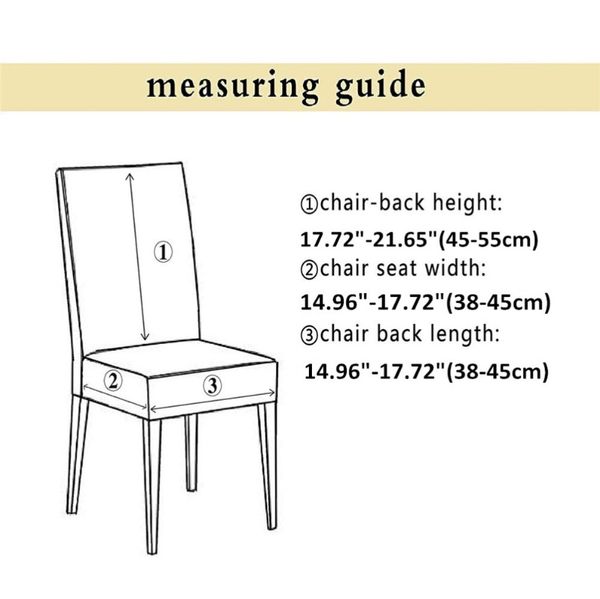 

hongbo 2 4 6 pcs chair cover spandex kitchen slipcover removable seat cover for banquet wedding dinner restaurant f wmtzcv